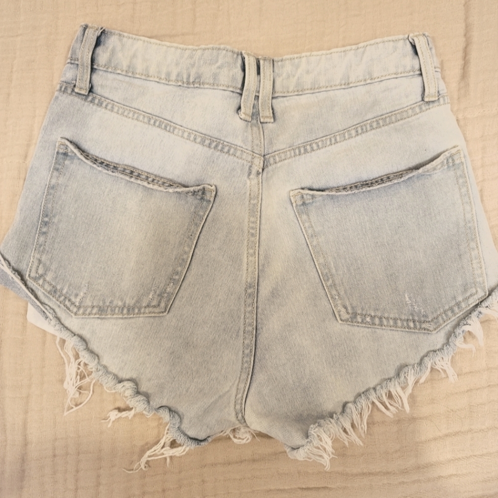 Blue wash shorts size 2